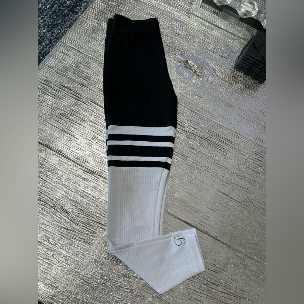 Bombshell sportswear, Black Thigh-High Leggings, Size X-Small
